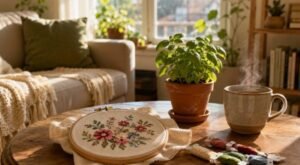 The Rhythmic Peace of Traditional Needlework